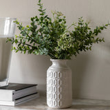 Artificial Eucalyptus With Retro Vase