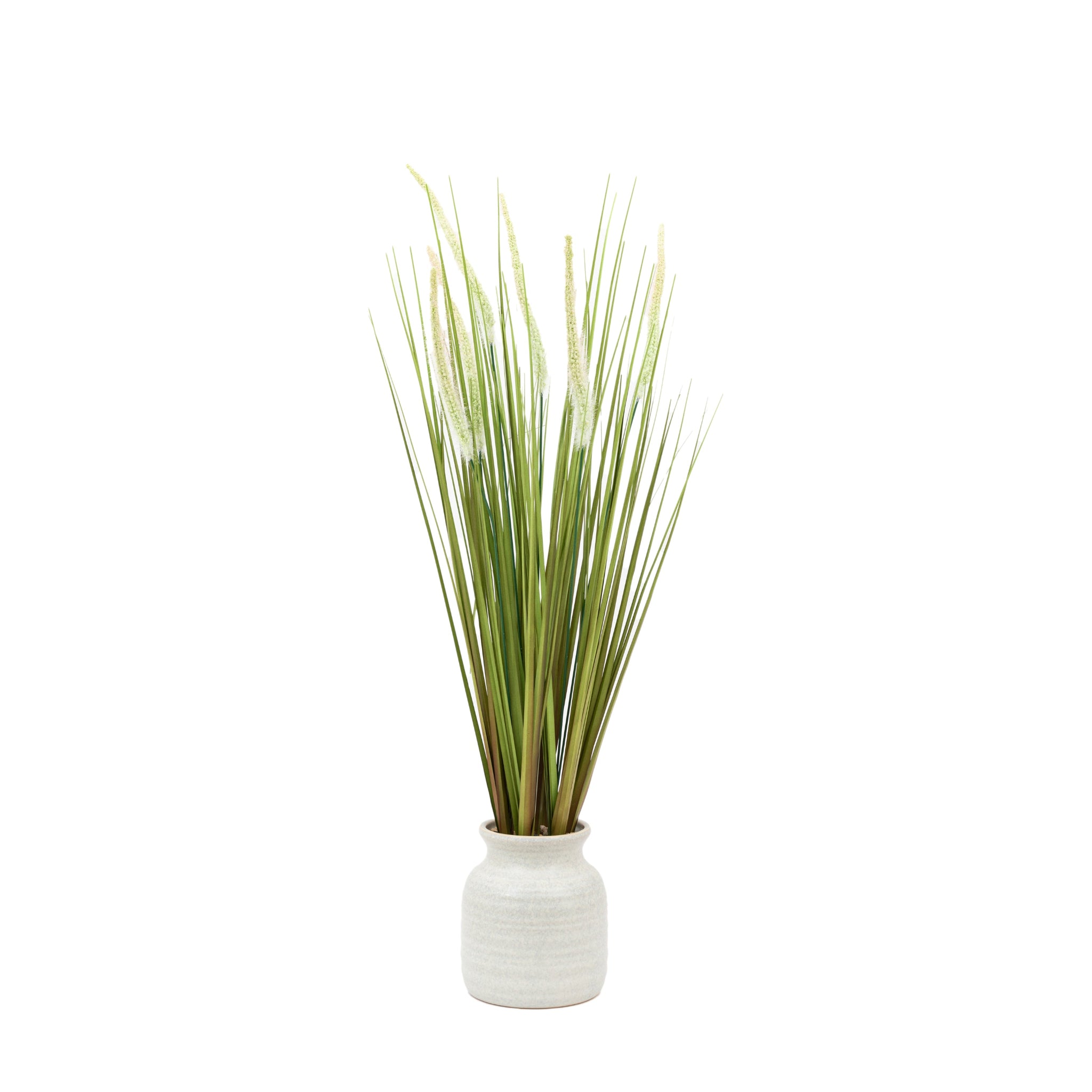 Artificial Potted Grass With Feathered Wildflower - Potted Grass with Feathered Wildflower Sterling Home 4