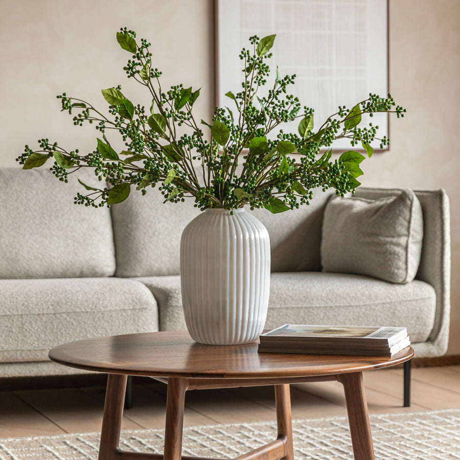 Berry Foliage Green Set Of 12 Artificial Flowers - DHD Faux Stem Berry Foliage Green 76CM 12Pk Sterling Home 1