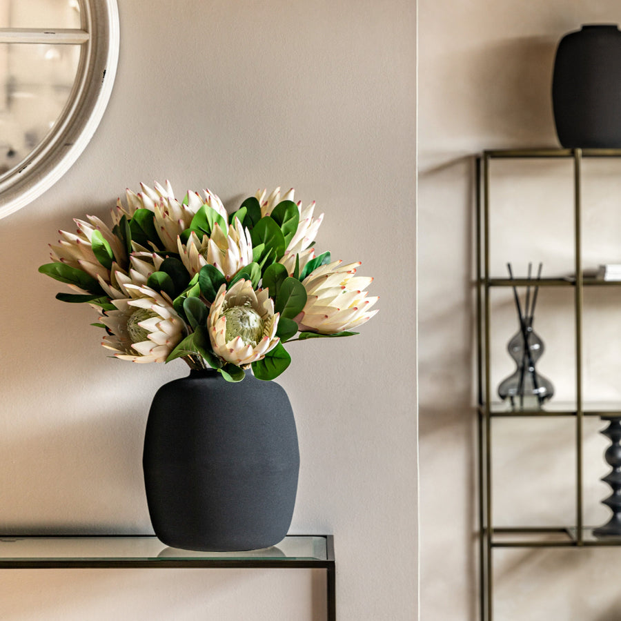 Statement Tropical Set Of 12 Cream Artificial Flowers - DHD Faux Stem Statement Tropical Ivory 47CM 12Pk Sterling Home 1