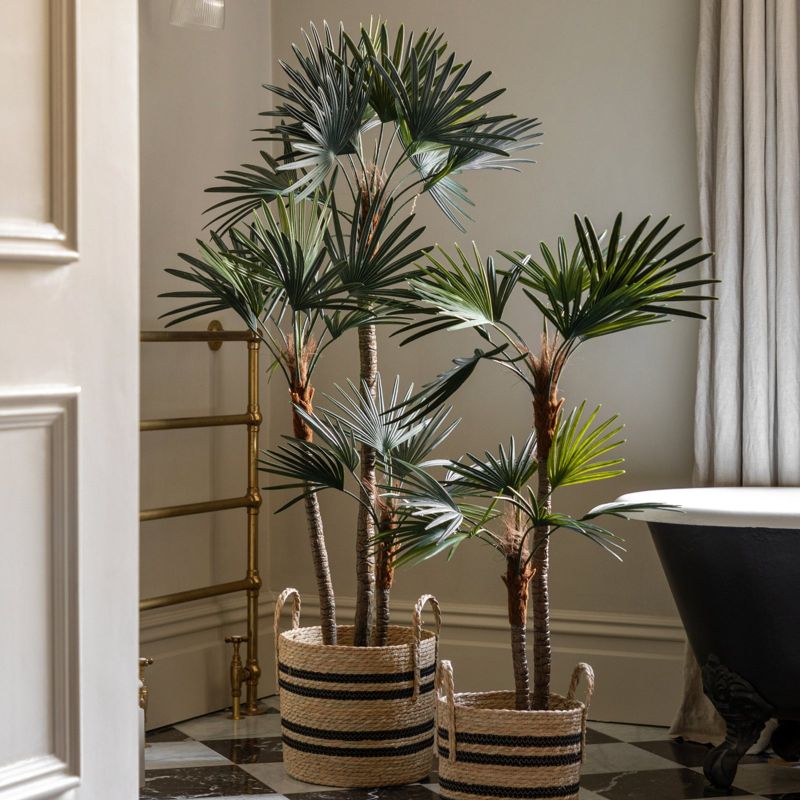 Artificial Potted Statement Palm Small - Potted Statement Palm Small Sterling Home 2