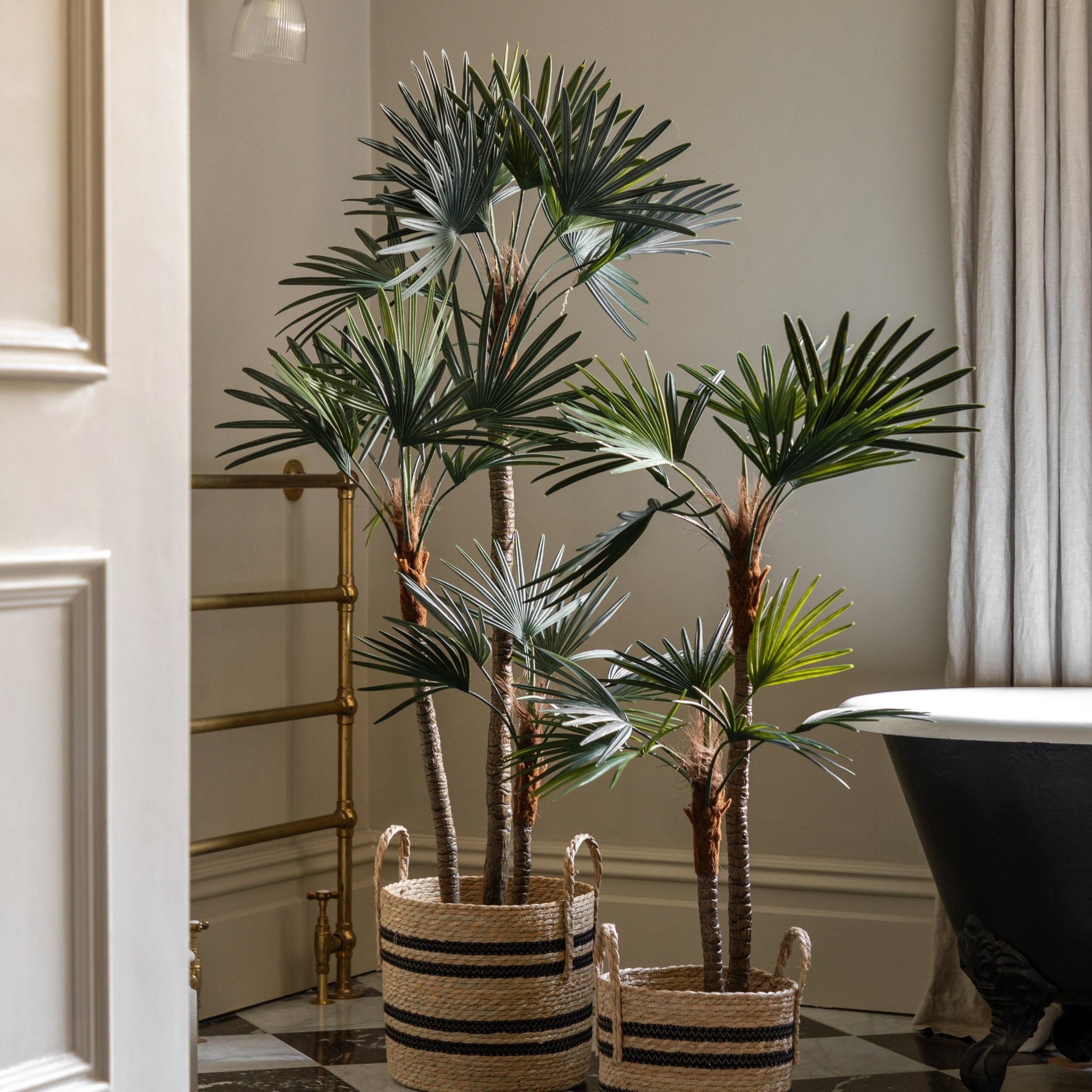 Artificial Potted Statement Palm Large - Potted Statement Palm Large Sterling Home 2