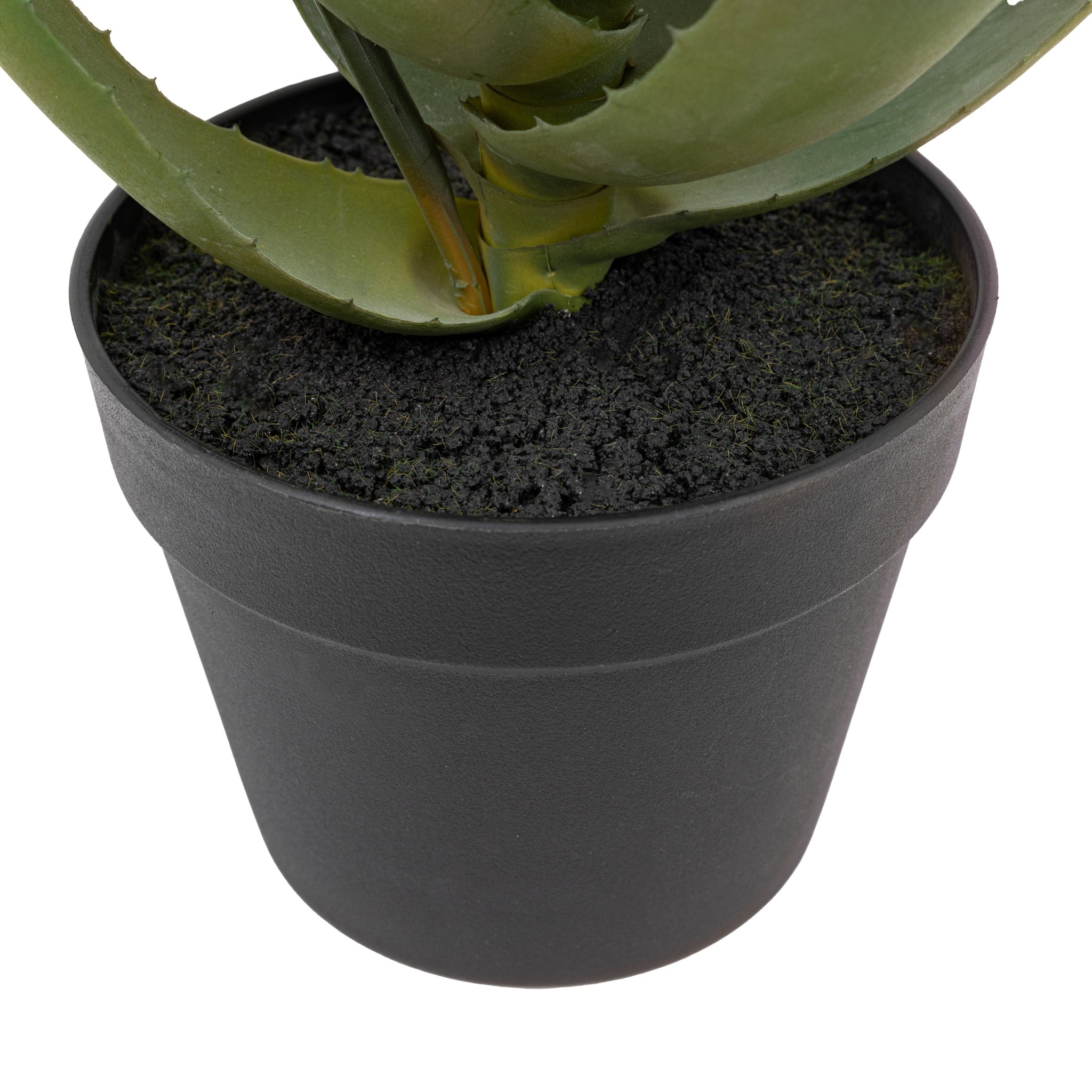 Artificial Aloe Potted Plant With Orange Flower - Aloe Potted Plant with Orange Flower Sterling Home 3