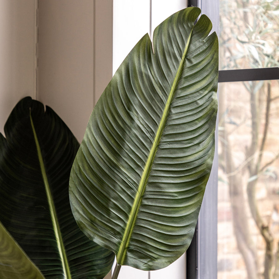 Artificial Travellers Palm Tree - Potted Travellers Palm Tree 4ft Sterling Home 2