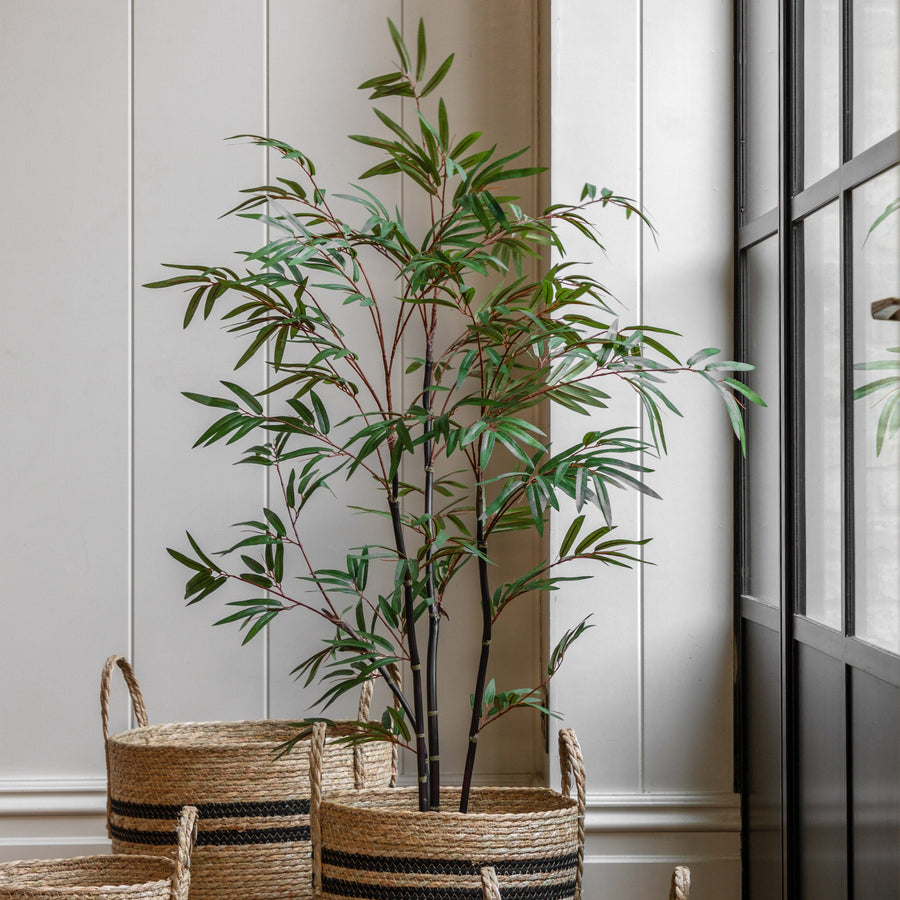 Artificial 4ft Potted Bamboo Tree - Potted Bamboo Tree 4ft Sterling Home 1