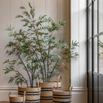 Artificial 4ft Potted Bamboo Tree - Potted Bamboo Tree 4ft Sterling Home 2