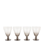 Green Wine Glasses Set Of 4 - DHD Swirl Wine Glass Smoked Grey 4Pk Sterling Home 4