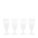 Clear Swirl Flute Glass Set Of 4 - DHD Swirl Flute Glass Clear 4Pk Sterling Home 3