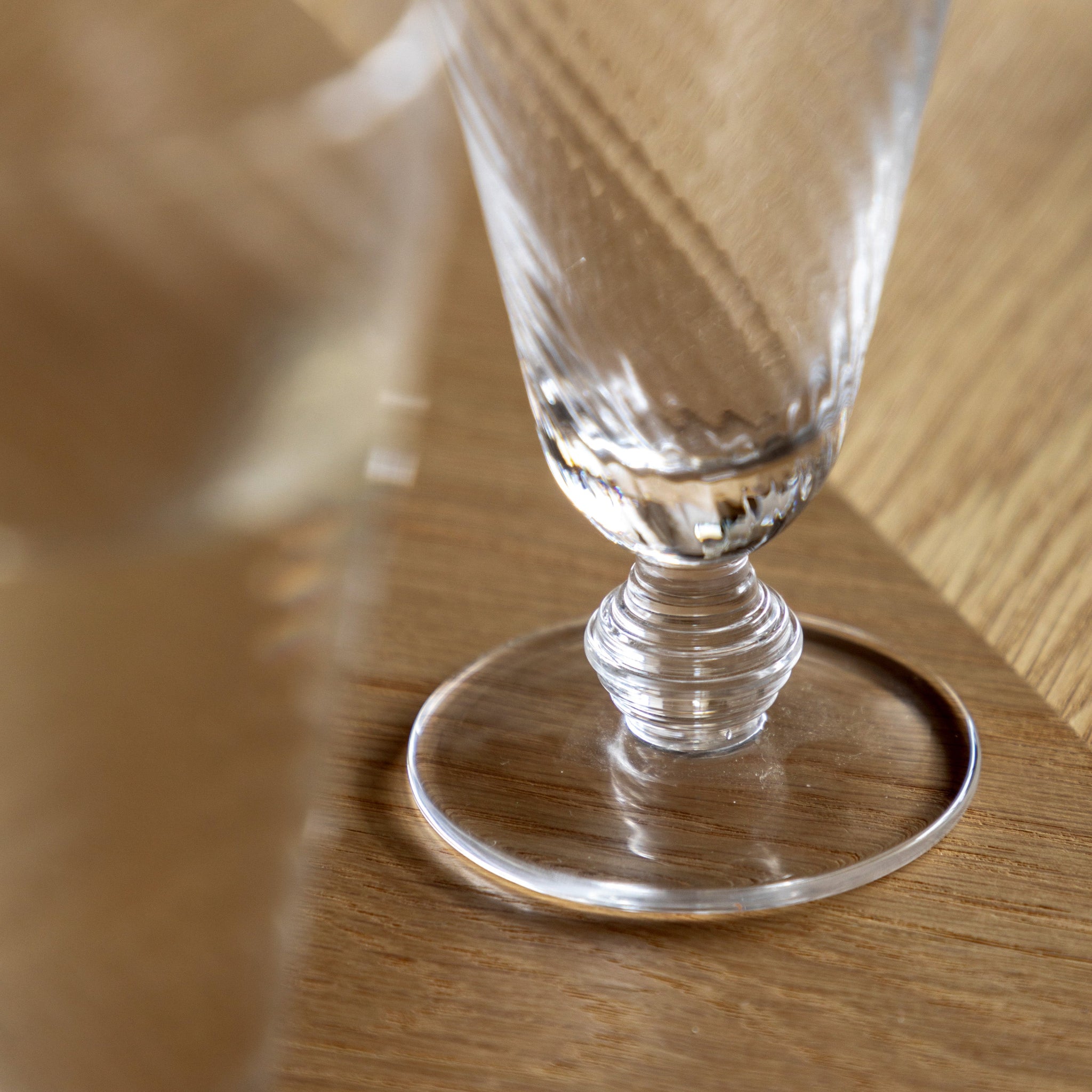 Clear Swirl Flute Glass Set Of 4 - DHD Swirl Flute Glass Clear 4Pk Sterling Home 2