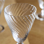 Clear Swirl Wine Glass Set Of 4 - DHD Swirl Wine Glass Clear 4Pk Sterling Home 2