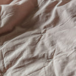 Cotton Stitch Pink Bedspread - Cotton Stitch Bedspread White Blush 240x260CM Sterling Home 3