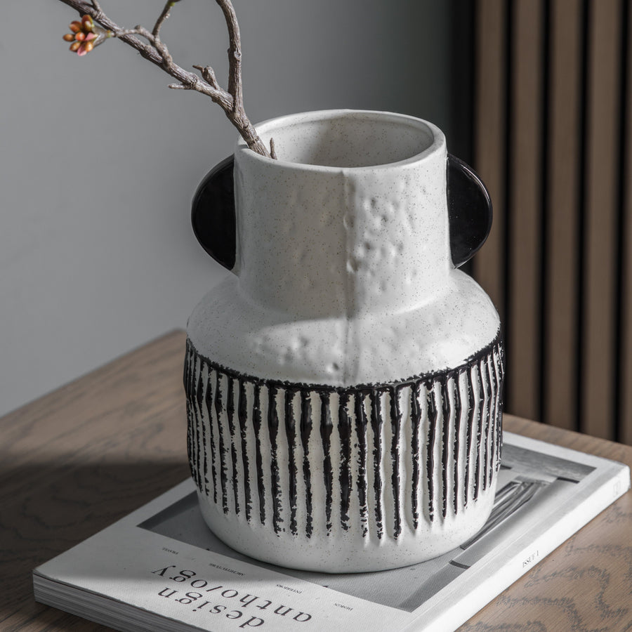 Seki Small Vase - Seki Vase Small Sterling Home 2