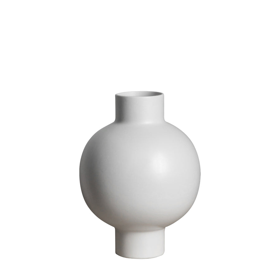 Oshima White Vase - Oshima Vase White Sterling Home 1