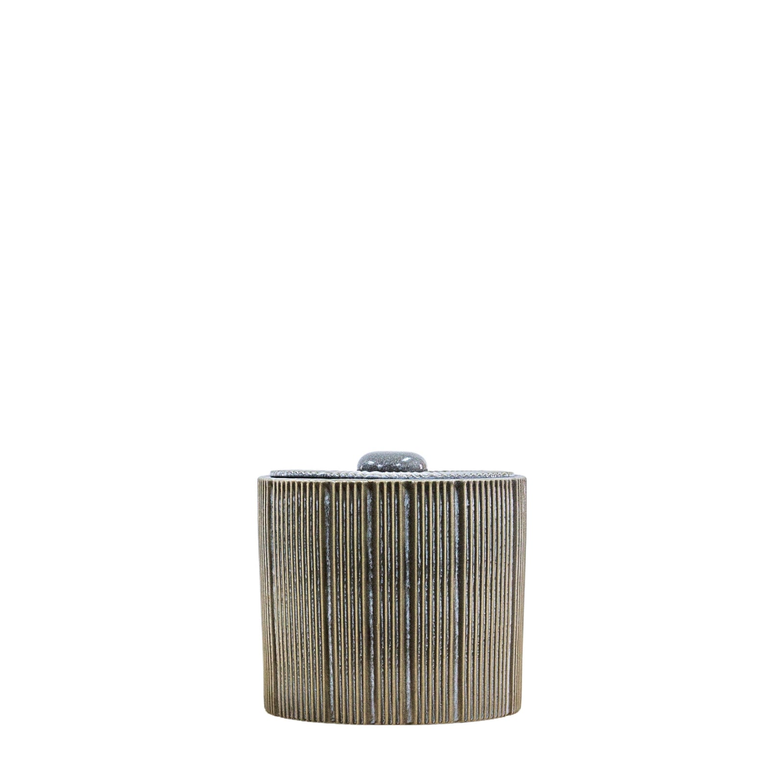 Estrid Grey Jar Large - Estrid Jar Large Grey Sterling Home 2