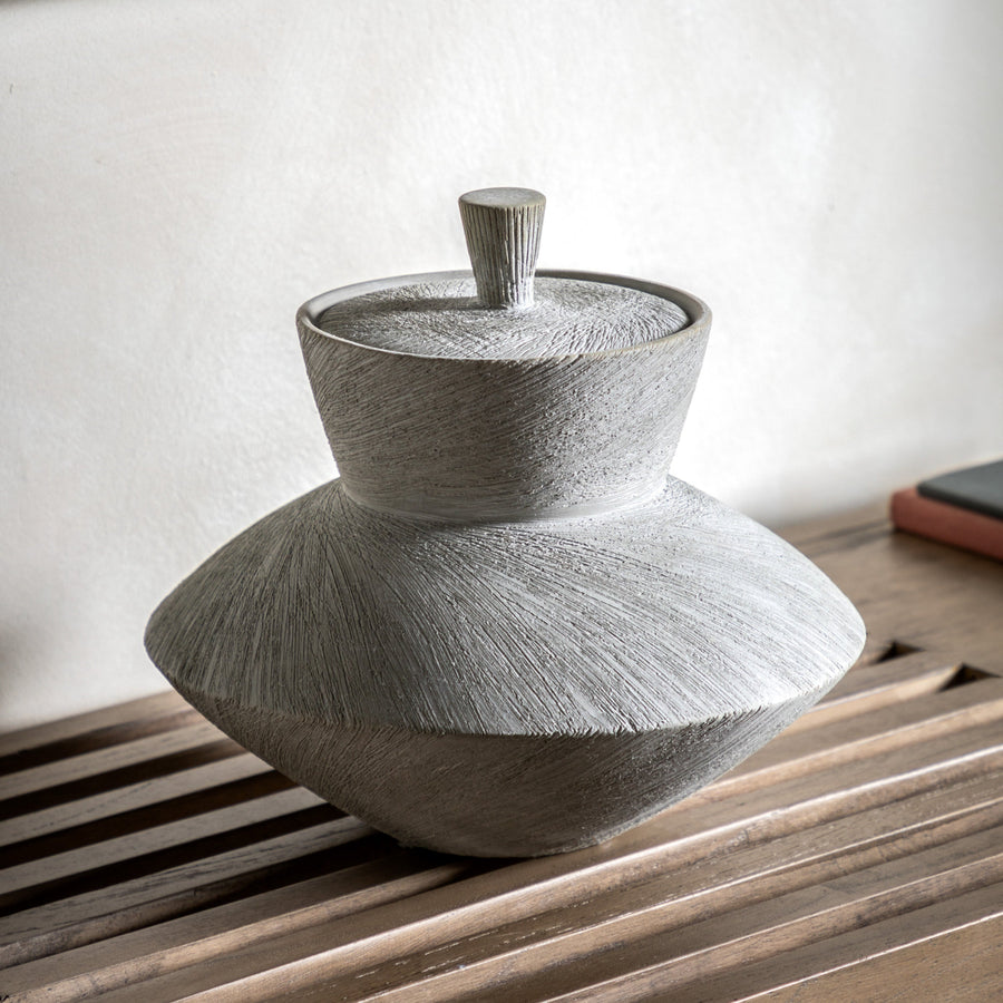 Akari Scratch Pebble Jar Small - Akari Jar Scratch Pebble Small Sterling Home 1