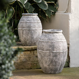 Zante Antique Grey Vase Small