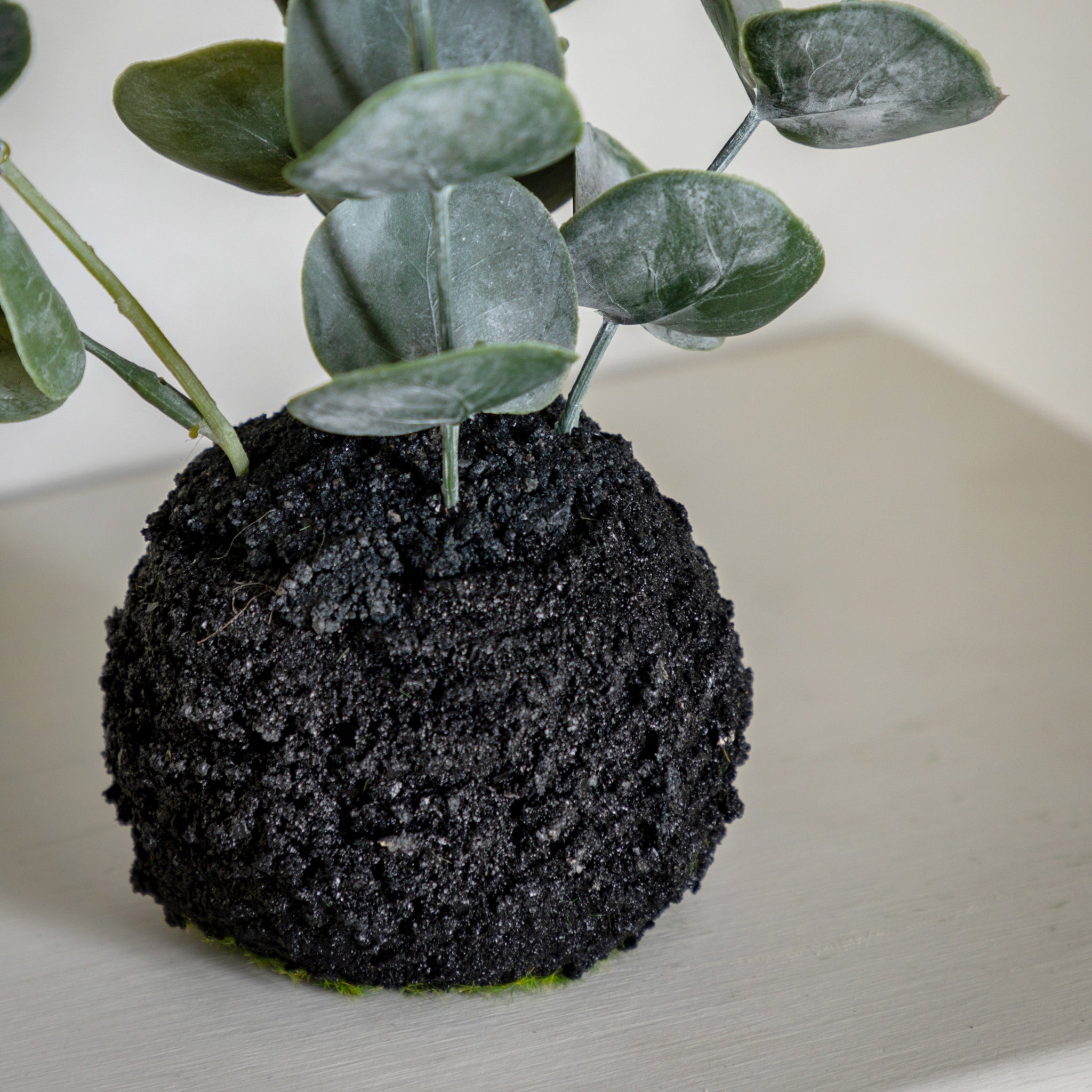 Artificial Eucalyptus in Green Soil - Eucalyptus in Soil Dusky Green 25X46CM Sterling Home 3