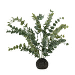 Artificial Eucalyptus in Grey/Green Soil - Eucalyptus in Soil Grey Green 30X51CM Sterling Home 1