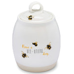 Bumble Bees Ceramic Tea Canister - Bumble Bees Ceramic Tea Canister Sterling Home 1