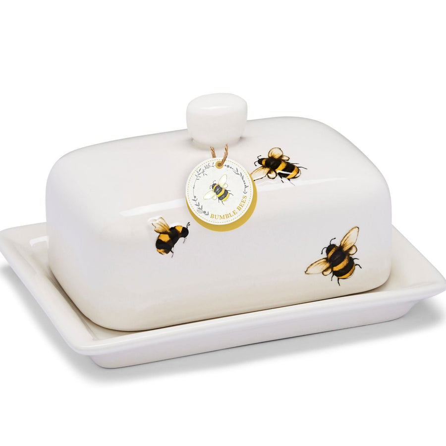 Bumble Bees Butter Dish - Bumble Bees Butter Dish Sterling Home 2