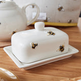Bumble Bees Butter Dish