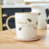 Bumble Bees Barrel Mug - Bee-utiful Day