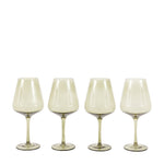 Set Of 4 Wine Glasses Green Sterling Home 4