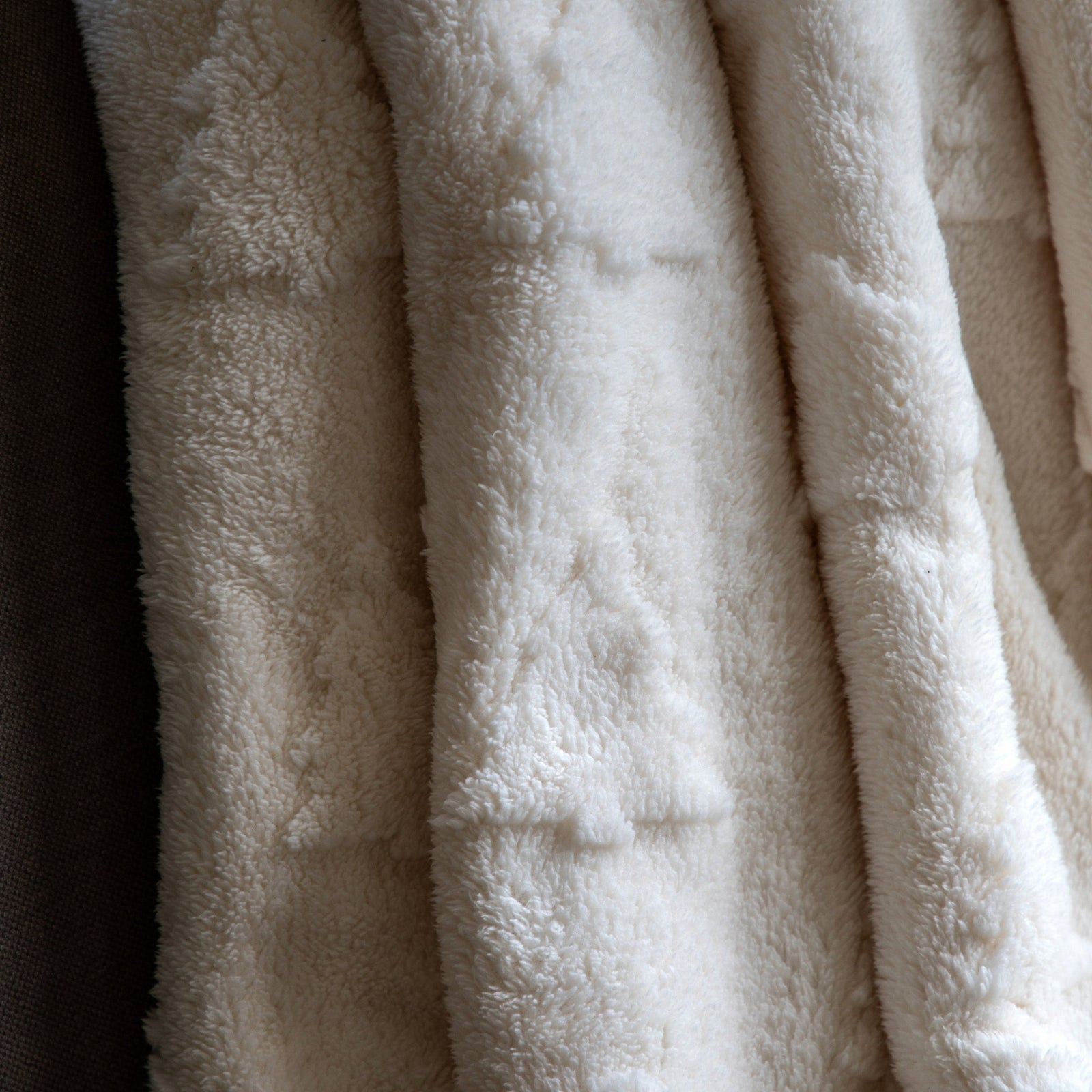 Fluffy White Christmas Tree Throw - GD Fluffy Xmas Tree White Throw Sterling Home 2