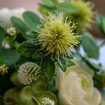 Artificial Rose Eucalyptus Vase Arrangement - Rose Eucalyptus Vase Arrangement Sterling Home 3