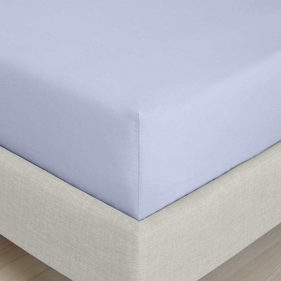200TC Percale Lavender King Fitted Sheet Sterling Home 2