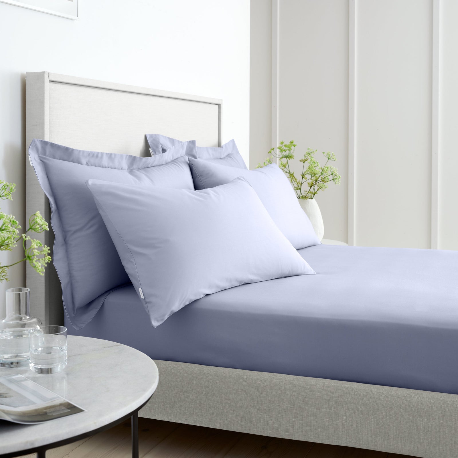 Bianca 200TC Percale Lavender Standard Pillowcase Pair - SALE 200TC Percale Lavender Std Pillowcase Pair Sterling Home 2