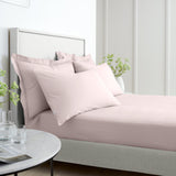 Bianca 200TC Percale Blush Fitted Sheet