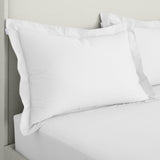 Bianca Percale White Pillowcase Pair