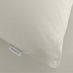 Bianca Percale Natural Pillowcase Pair - 200TC Percale Natural OXFORD Pillowcase Pair