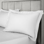 Bianca Sateen Grey Pillowcase Pair - 400TC Sateen Dove Grey Ox Pillowcase Pair Sterling Home 1