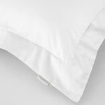 Bianca Sateen White Pillowcase Pair - 400TC Sateen White Ox Pillowcase Pair Sterling Home 3