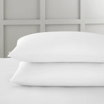 Bianca Sateen White Pillowcase Pair - 400TC Sateen White Std Pillowcase Pair Sterling Home 3