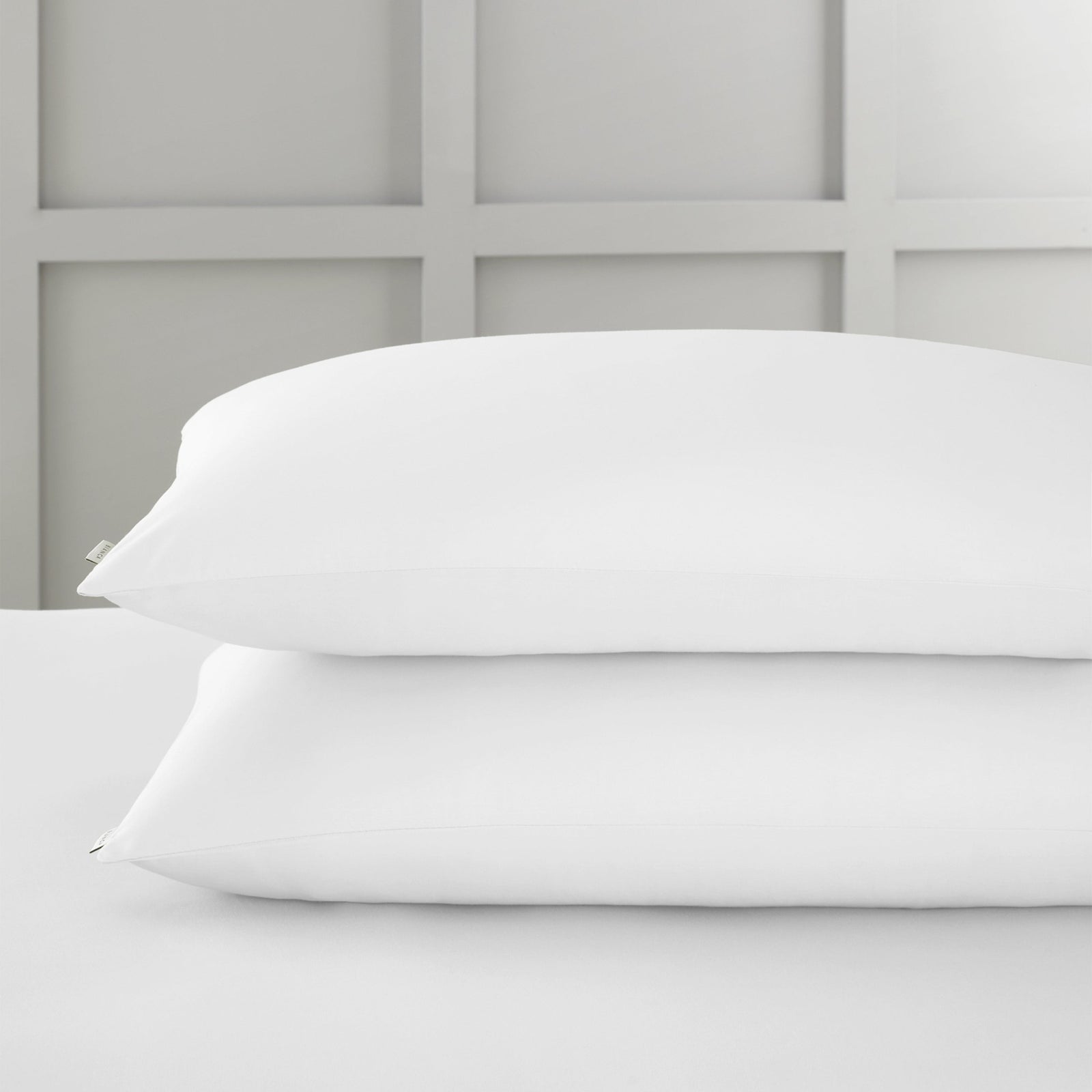 Bianca Sateen White Standard Pillowcase Pair - 400TC Sateen White Std Pillowcase Pair Sterling Home 3