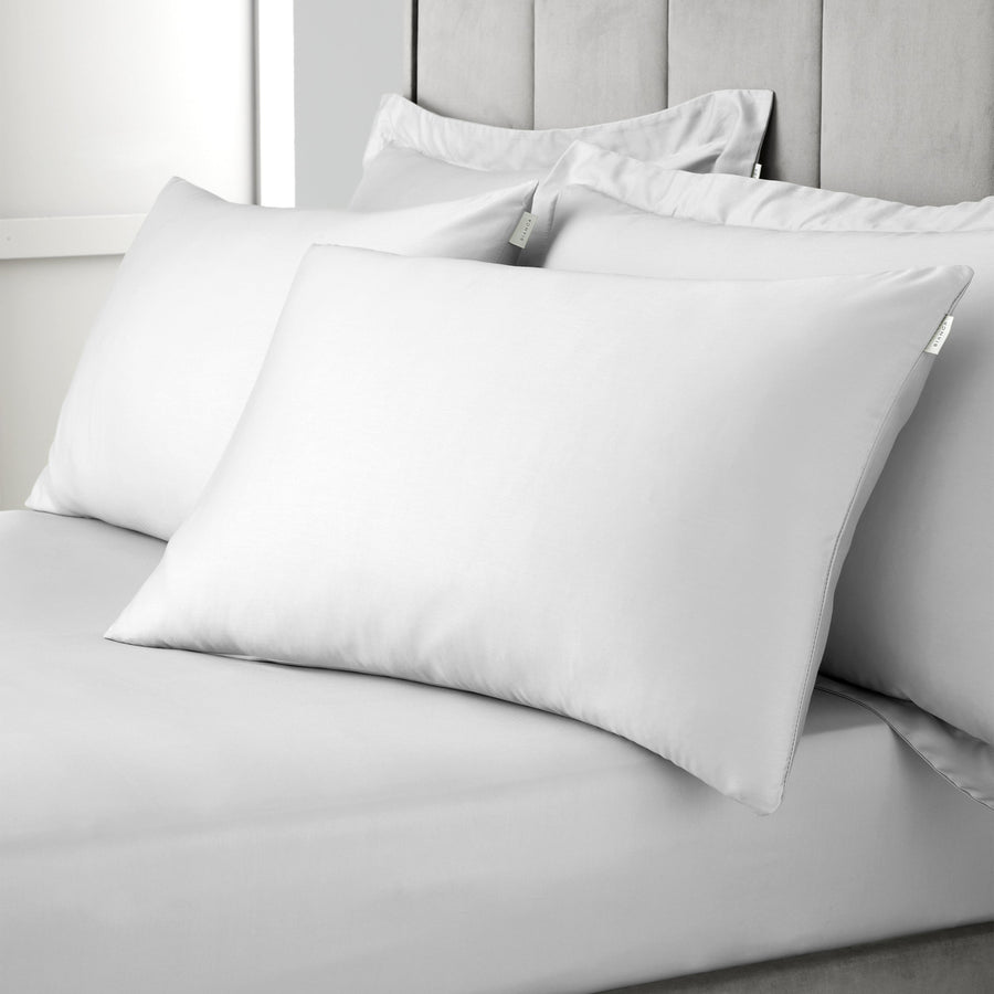 Bianca Sateen Grey Pillowcase Pair - 400TC Sateen Dove Grey Std Pillowcase Pair Sterling Home 1