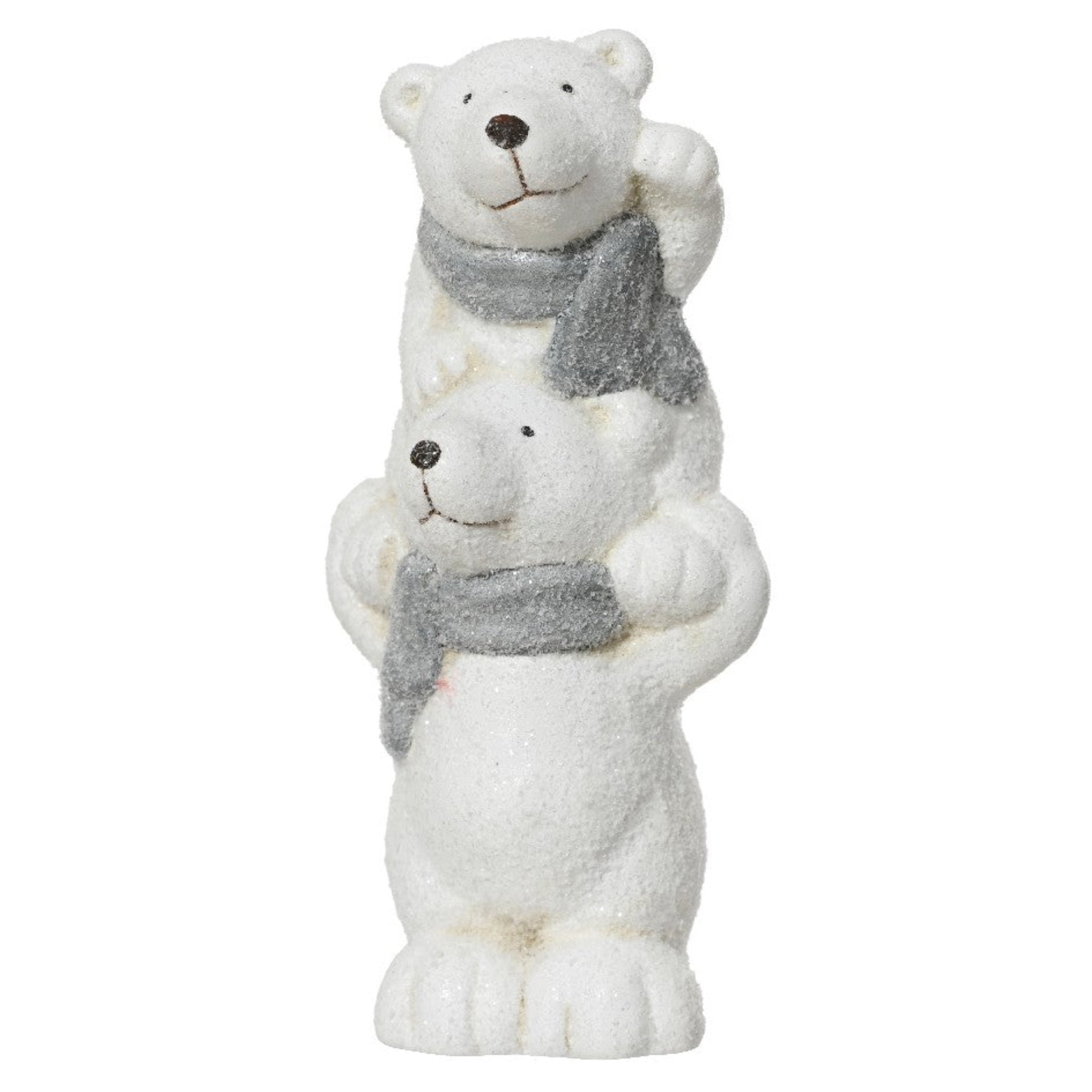 Large Terracotta Polar Bears - L 2 Polar Bears Terracotta 17.5CM Accessories Sterling Home 2