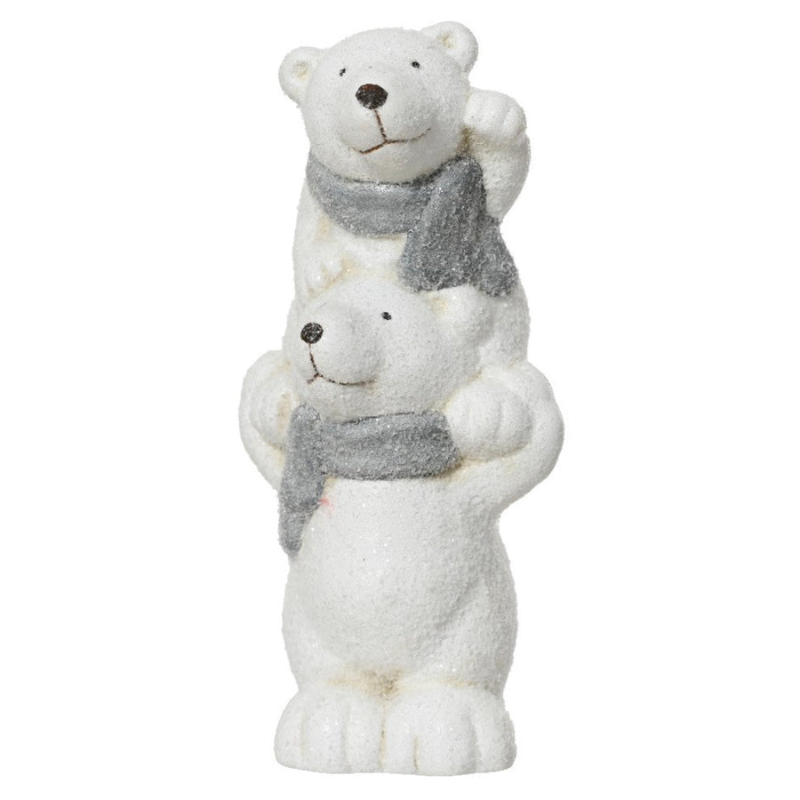 Large Terracotta Polar Bears - L 2 Polar Bears Terracotta 17.5CM Accessories Sterling Home 2