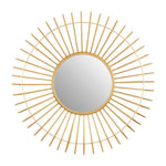 Beauly Round Gold Wall Mirror Sterling Home 1