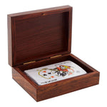 Churchill Games Sheesham Wood Playing Card Box Sterling Home 1