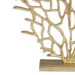 Prato Small Gold Finish Coral Sculpture Sterling Home 2