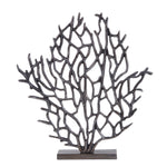 Prato Small Black Nickel Finish Coral Sculpture Sterling Home 2