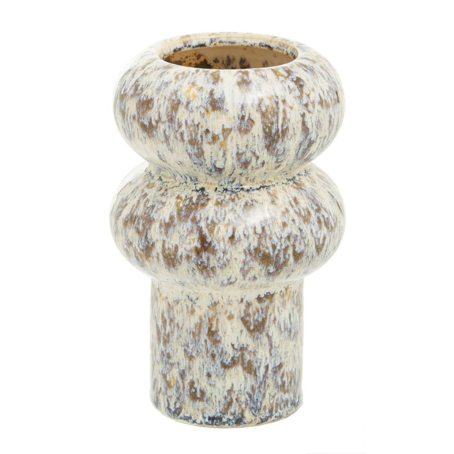 Shai Small Speckled Beige Vase - Shai Small Speckled Beige Vase Sterling Home 1