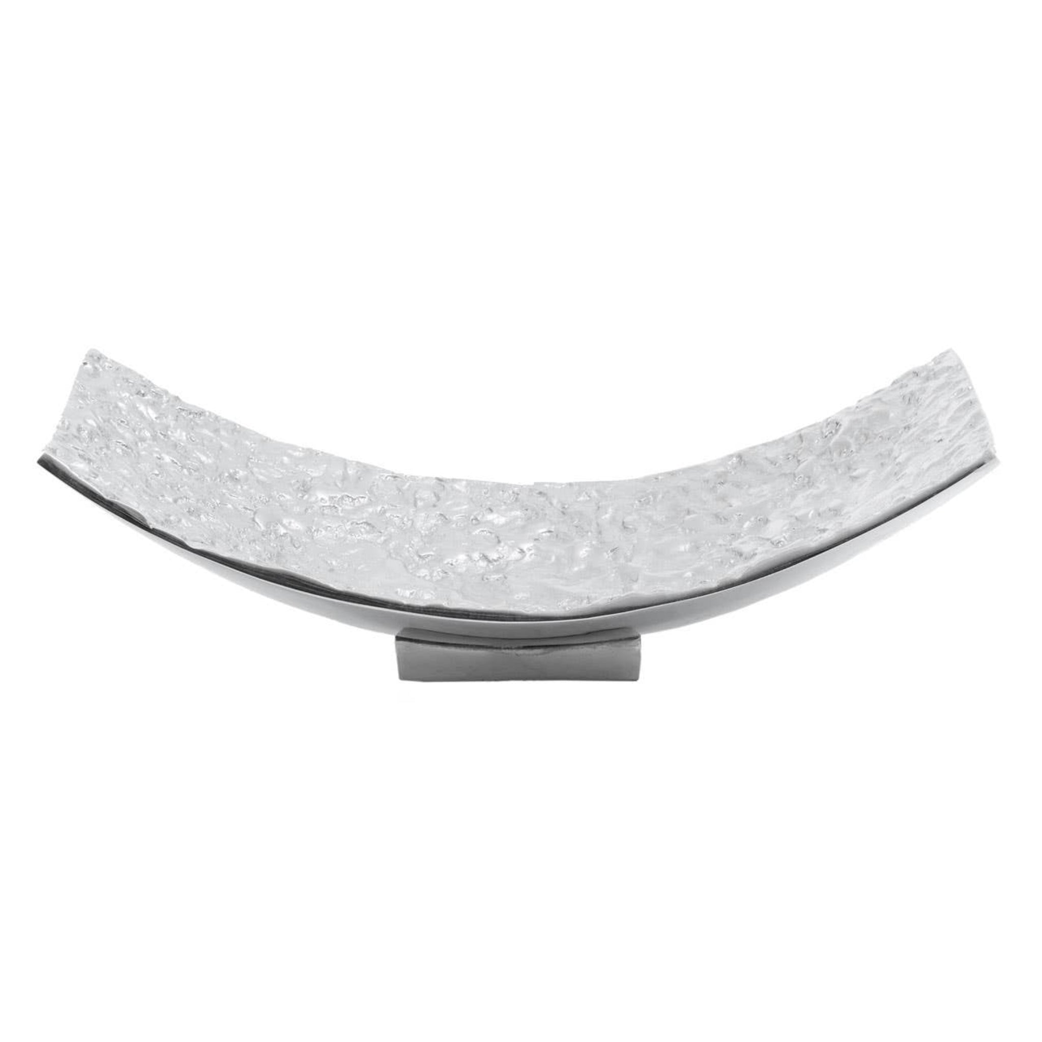 Akola Silver Textured Decorative Dish Sterling Home 1