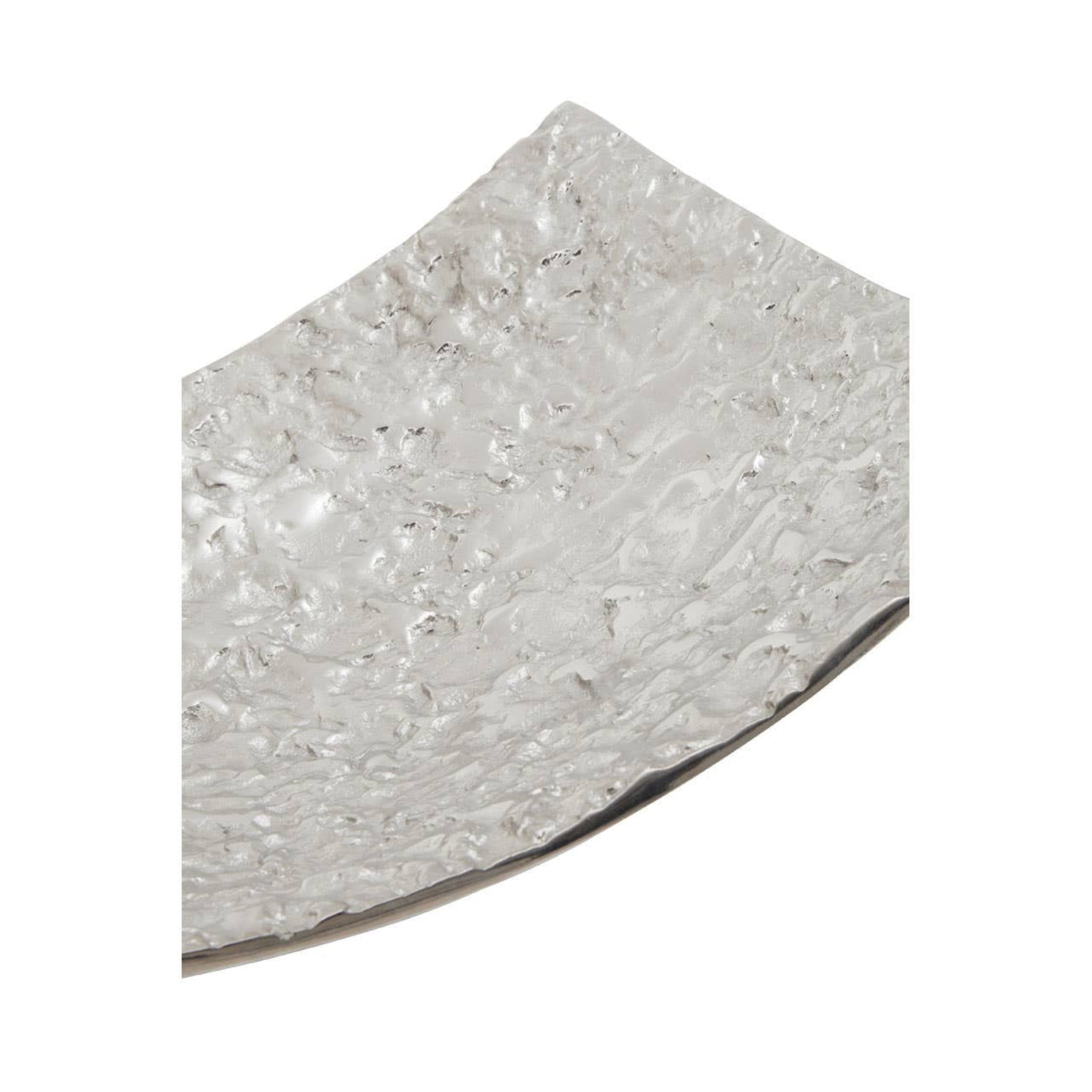 Akola Silver Textured Decorative Dish Sterling Home 3