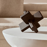 Cato Black Wood Sculpture
