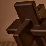 Cato Black Wood Sculpture Sterling Home 2